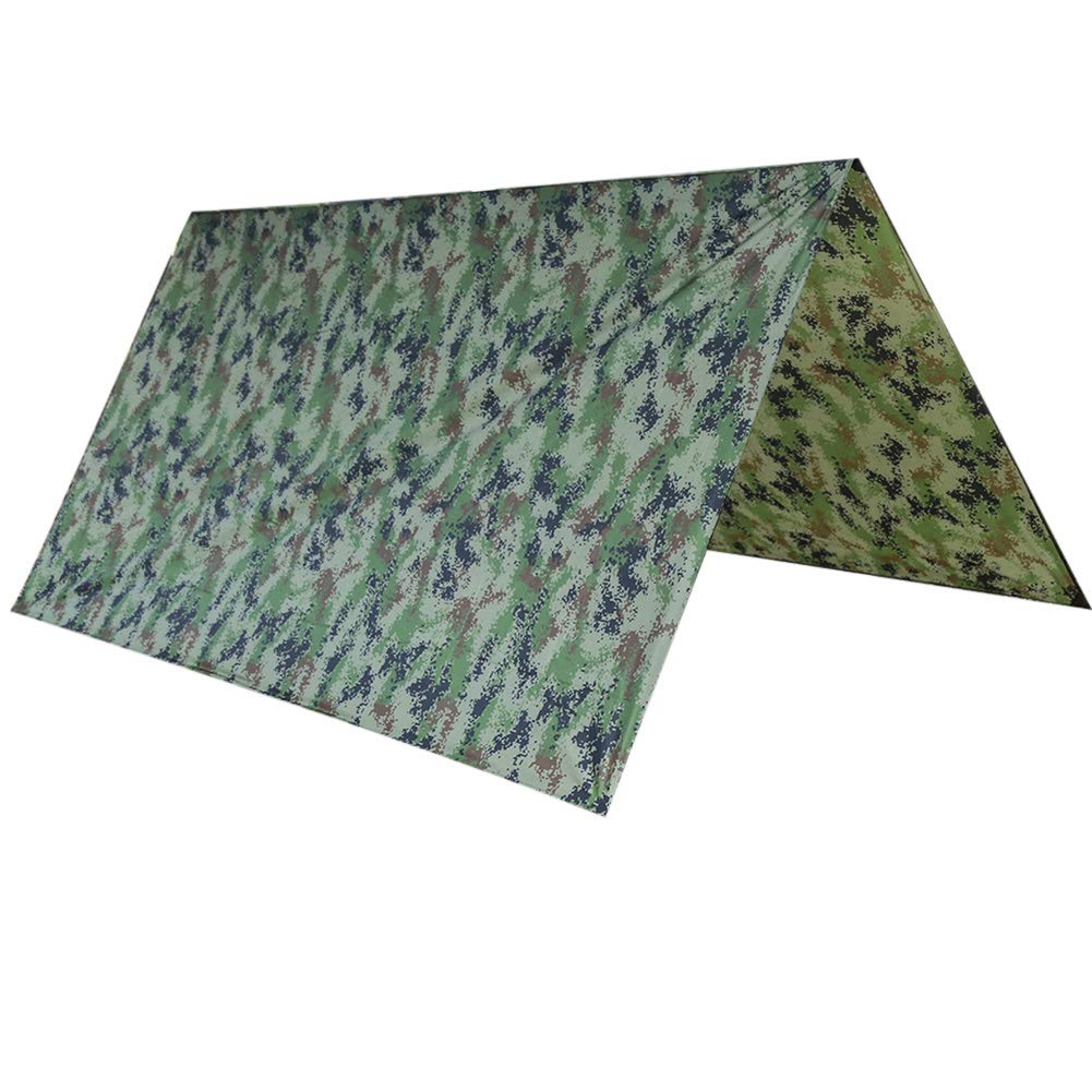 Brrnoo tarp delivers rain shield and shade during showers.