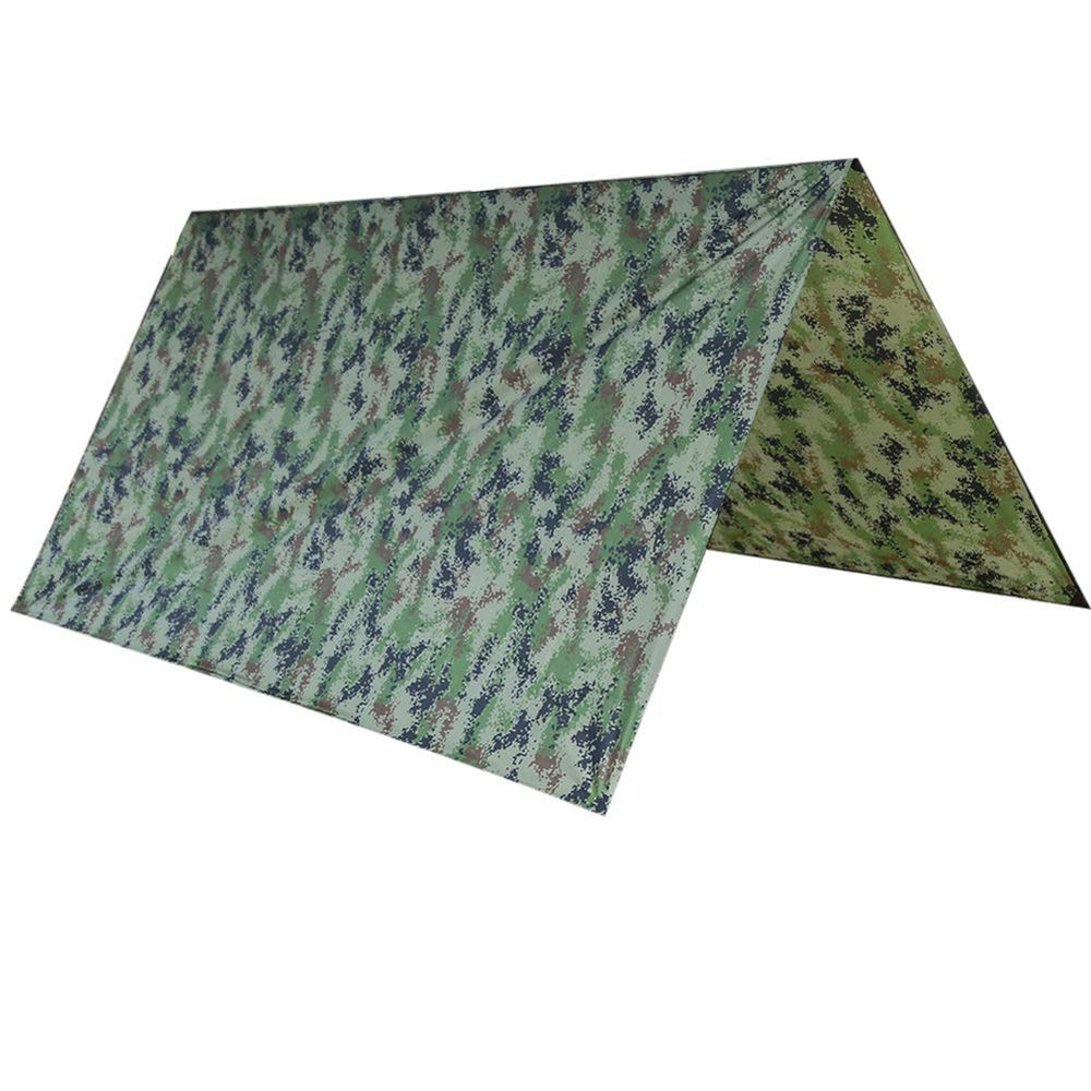 Brrnoo tarp delivers rain shield and shade during showers.