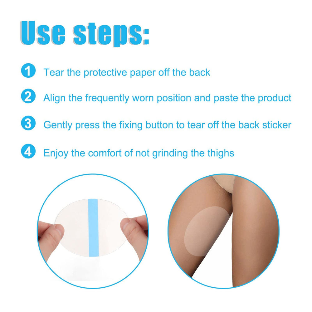 Brrnoo thigh patch close-fit design blends with skin for seamless wear.