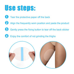 Brrnoo thigh patch close-fit design blends with skin for seamless wear.