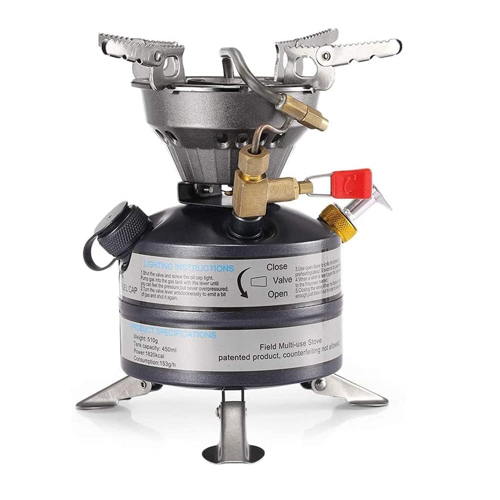 BRS-12A ignition process demonstrates manual start for outdoor meals