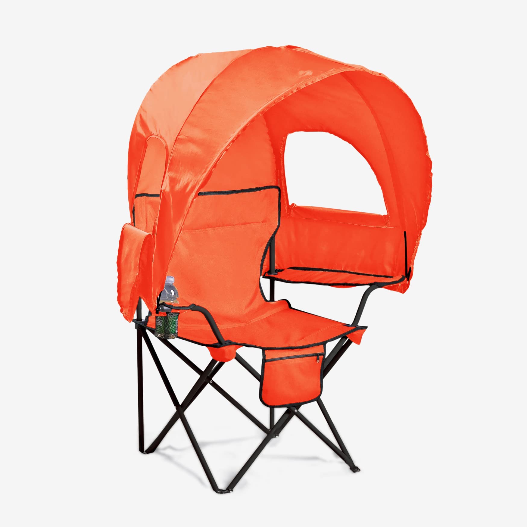 BrylaneHome chair features a seat storage pouch for small items