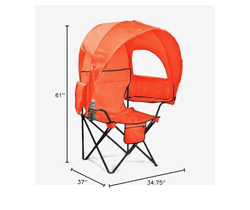 BrylaneHome cupholder armrests offer easy drink access during outdoor gatherings.