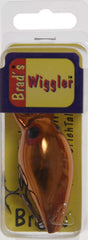 BS Fish Tales Wiggler lure with dark red eyes, attracts a wide range of species.