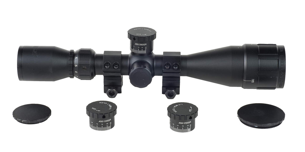 BSA Optics Sweet adjustable objective highlights easy parallax tweaks for accurate shots