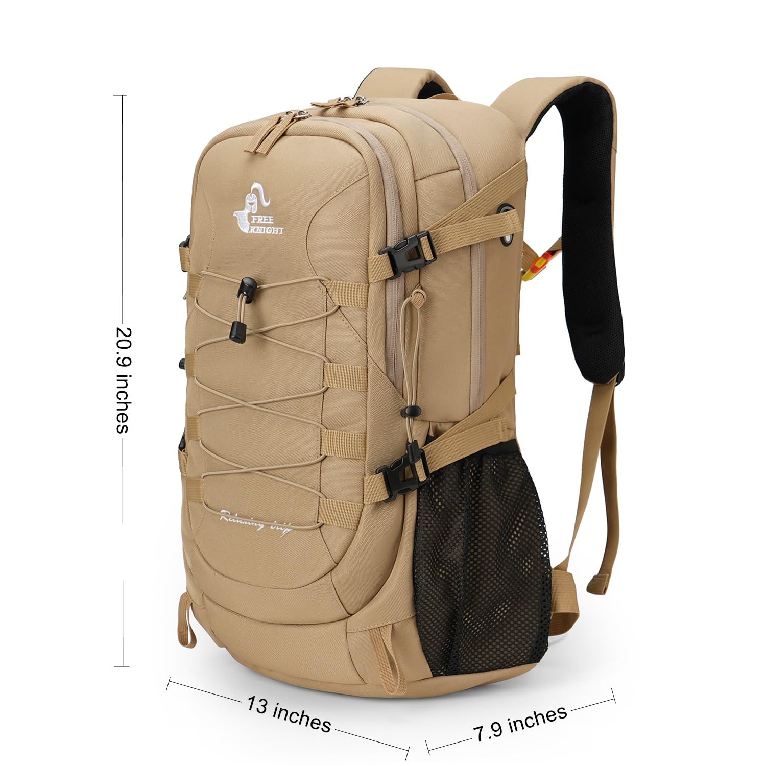 Bseash 40L backpack bottom rain cover pocket keeps gear protected