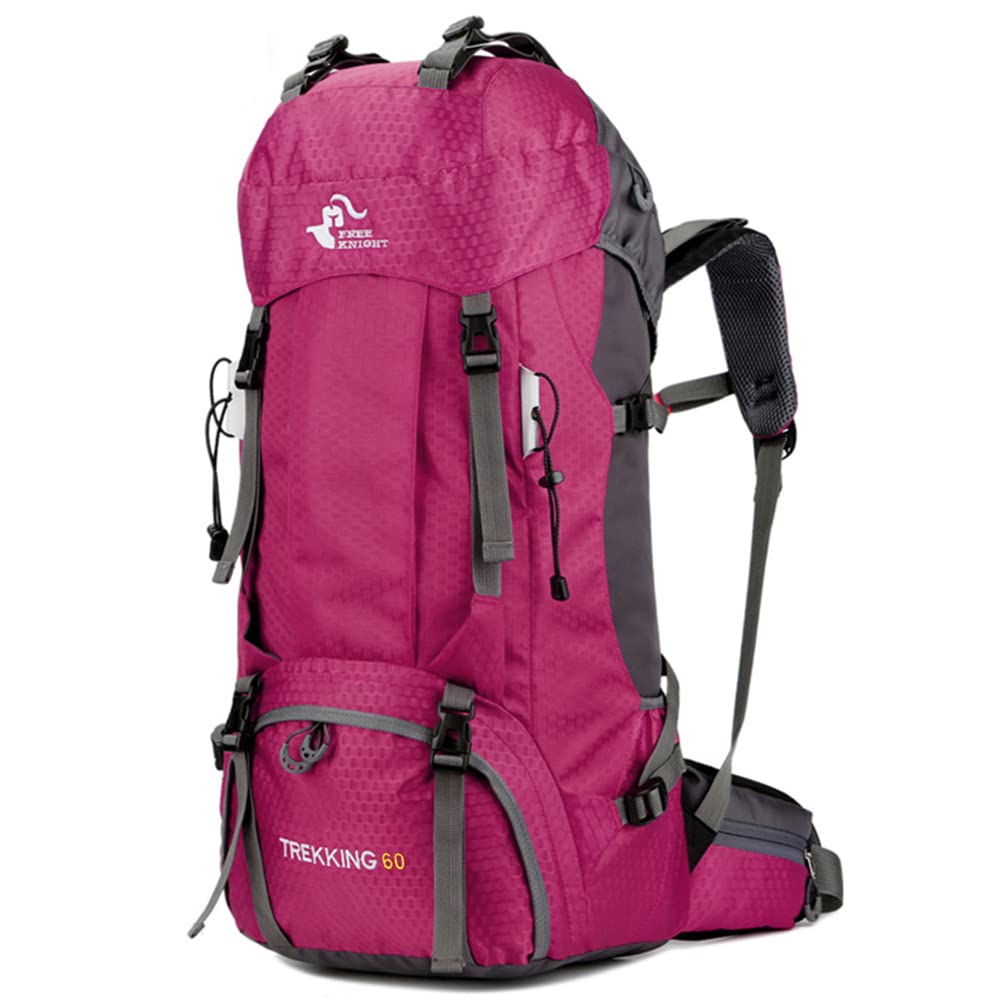 Bseash 60L backpack main compartment keeps gear organized for quick access on trips