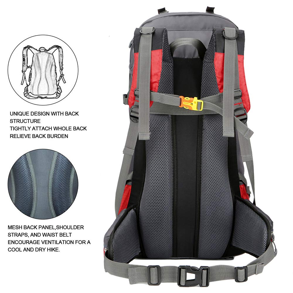 Bseash 60L shoe storage pocket keeps footwear separate from clothes