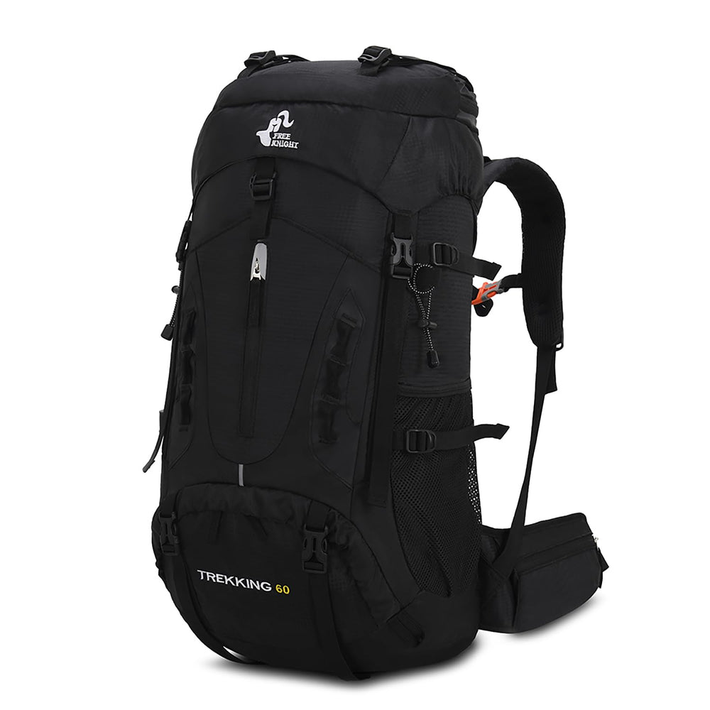 Bseash 60L hiking backpack main compartment spacious for multi-day gear.