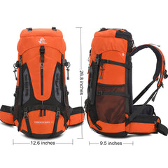 Bseash 60L orange strap system enables secure gear tightening