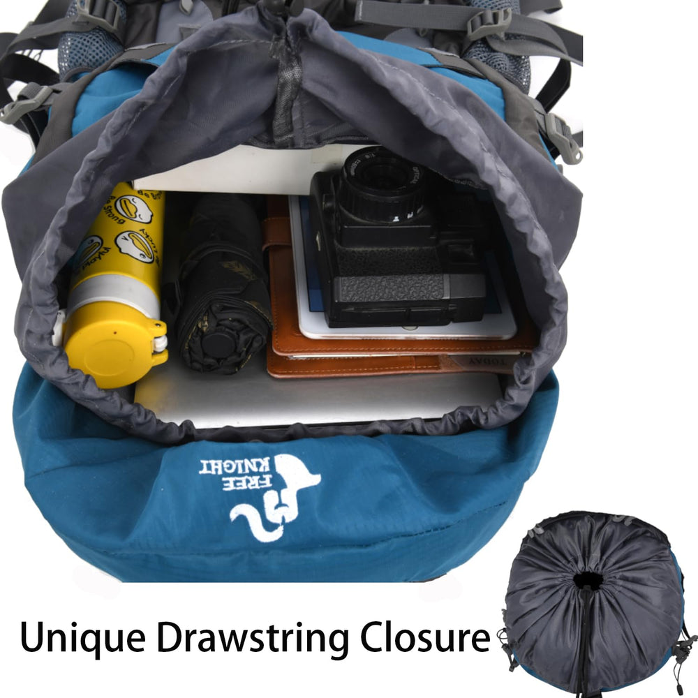 Bseash 60L backpack shoe storage pouch helps keep gear clean.