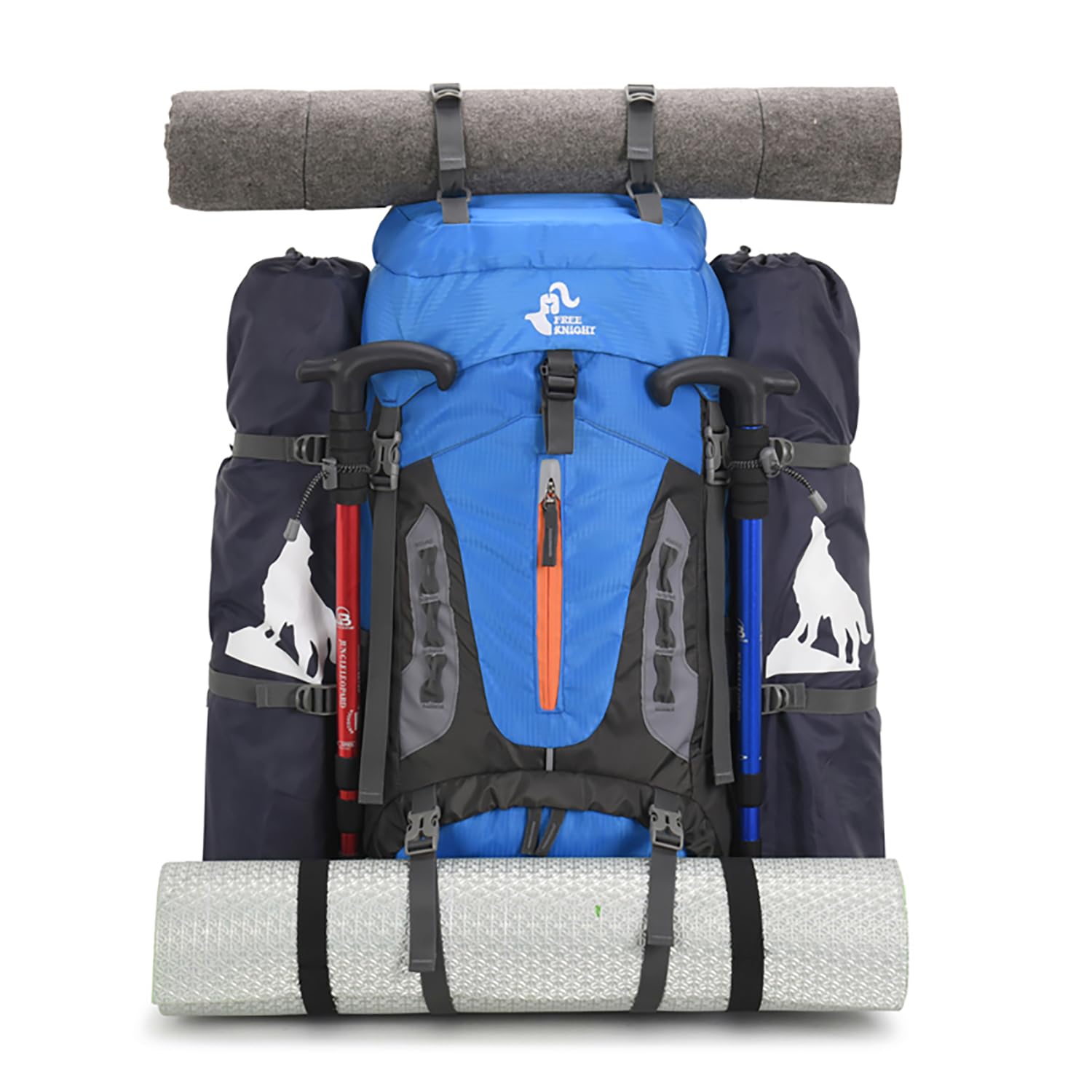 Bseash 60L unfolded dimensions show ample capacity without bulk.