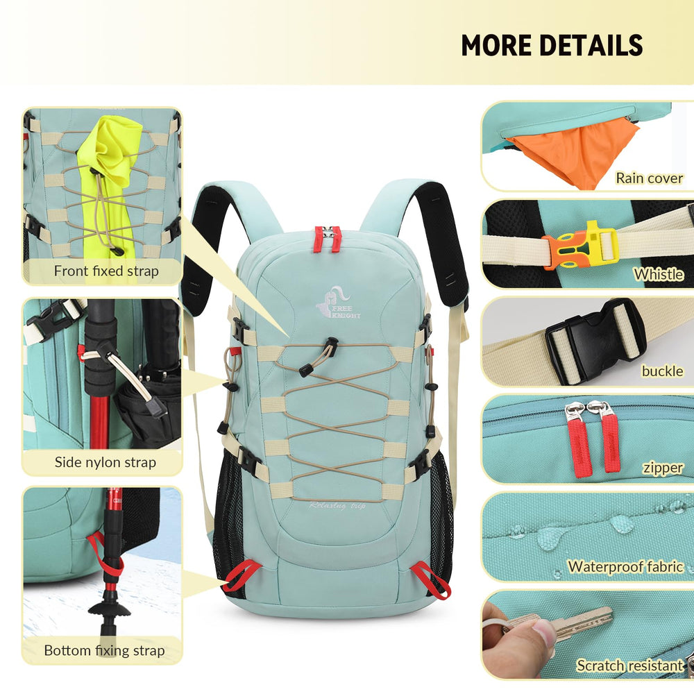 Bseash 40L multi-pocket organization helps you find essentials quickly