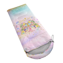 BSNTHO Butterfly Cloud sleeping bag foot zipper detail for ventilation and comfort.