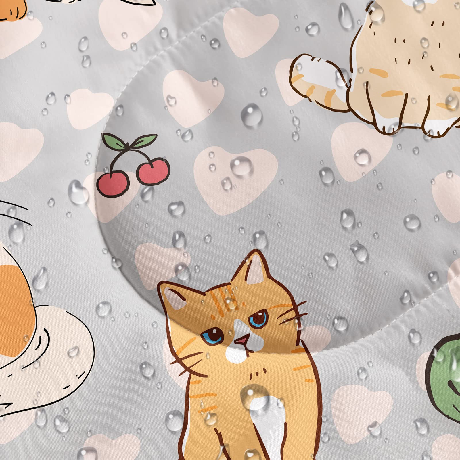 BSNTHO Cute Cat Sleeping Bag compact pack size fits travel bags easily