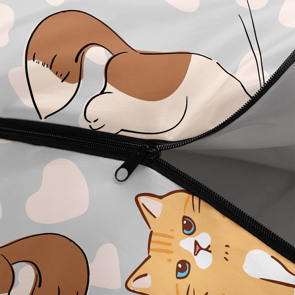 BSNTHO Cute Cat Sleeping Bag lightweight build reduces bulk in backpacks