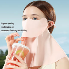 BSYLOO Ice Silk mask with UPF50+ protection for outdoor use