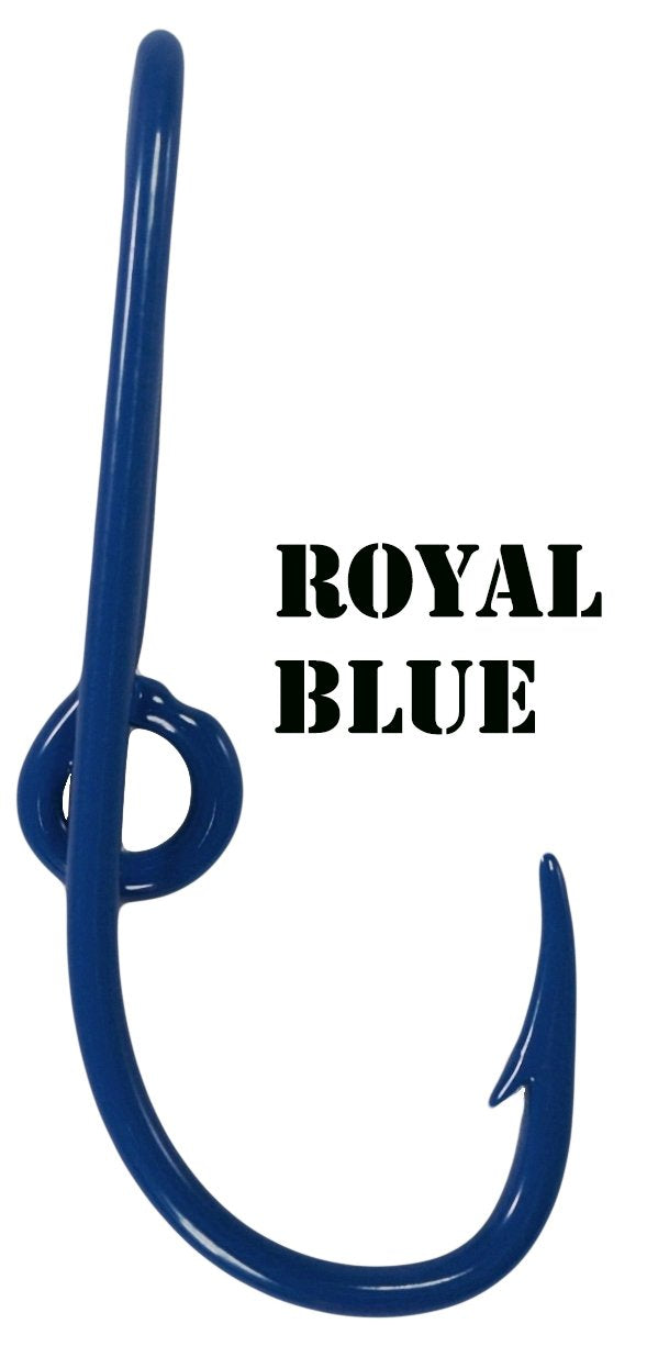 BT Outdoors blue hat hook on cap brim for quick, stylish wear.