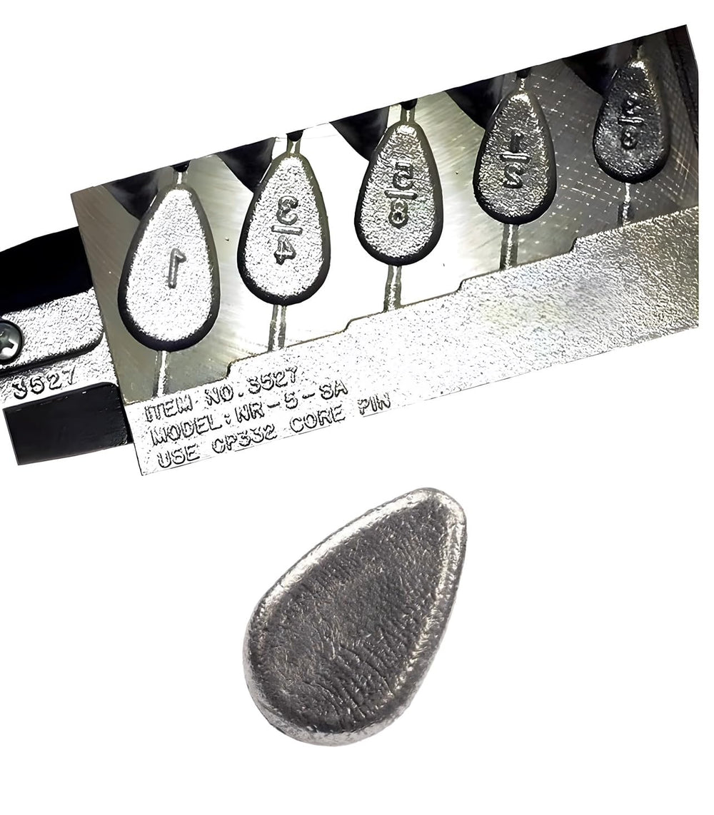 BT Outdoors Do It Mold 3527 NR-5-A No Roll Sinker 3/8oz for stable line control