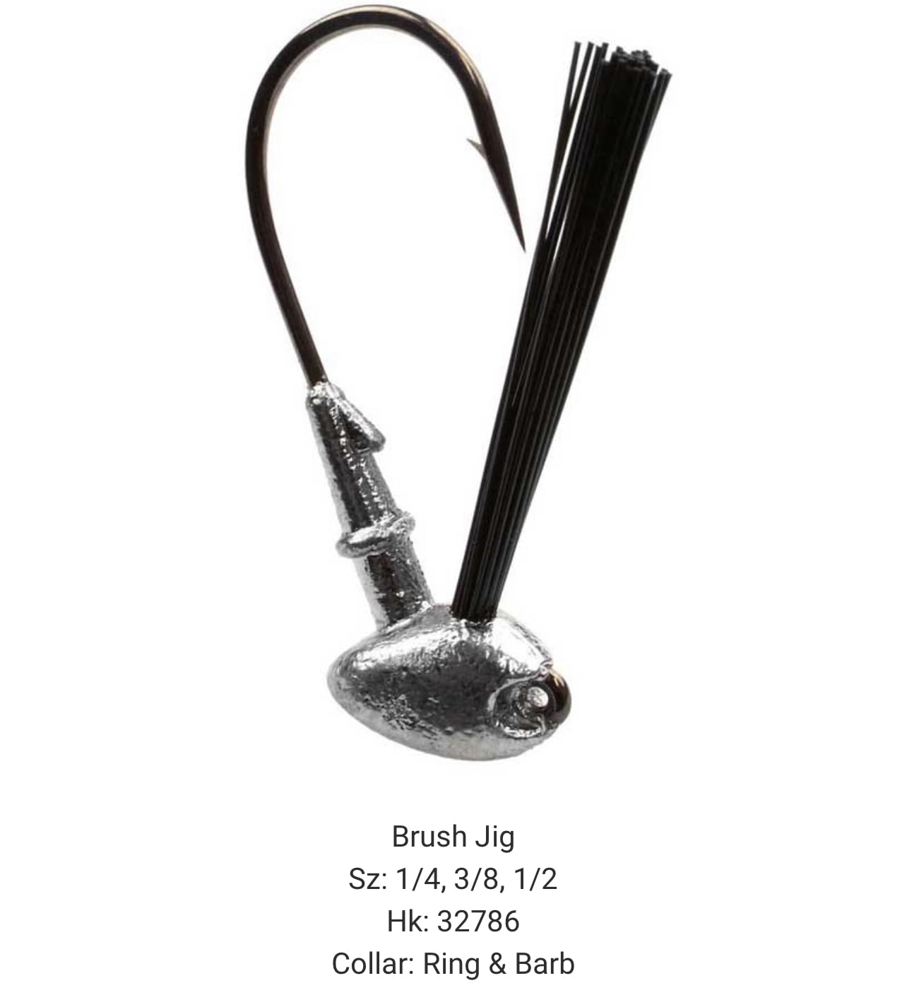 BT Outdoors Do It Mold Brush Jig half-ounce for strong hook sets in thick vegetation
