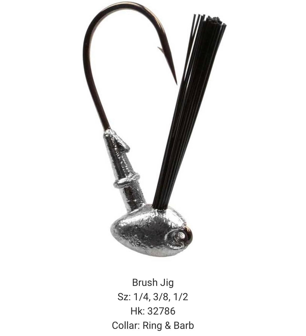 BT Outdoors Do It Mold Brush Jig half-ounce for strong hook sets in thick vegetation