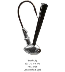 BT Outdoors Do It Mold Brush Jig half-ounce for strong hook sets in thick vegetation