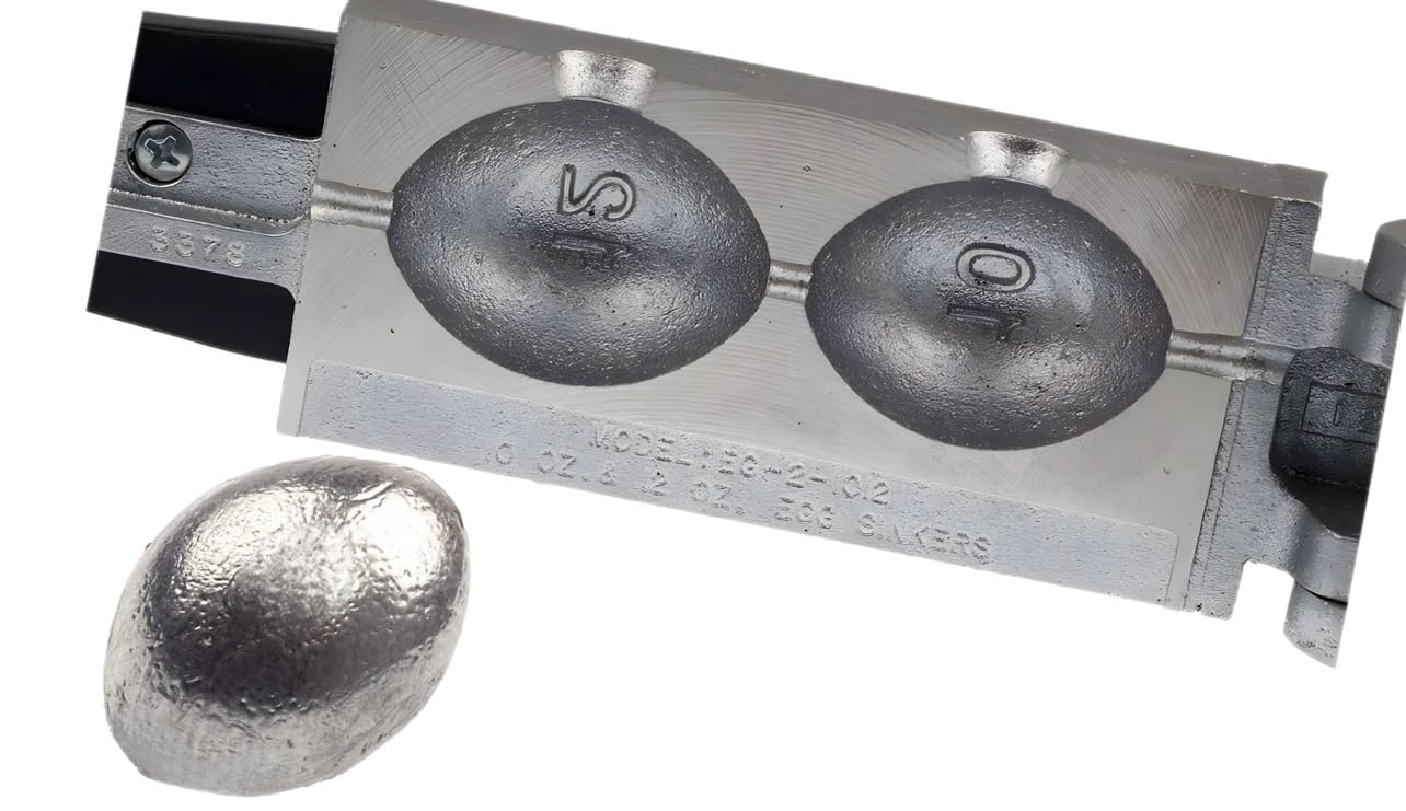 BT Outdoors Do it Mold egg sinker 10 oz in action for precise casting.
