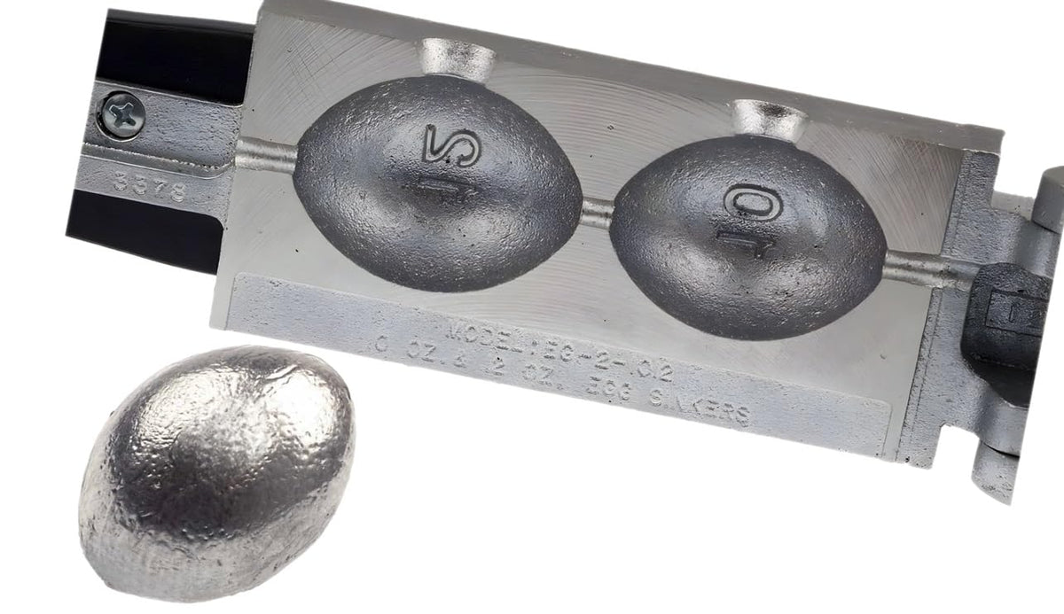BT Outdoors Do it Mold egg sinker 10 oz in action for precise casting.