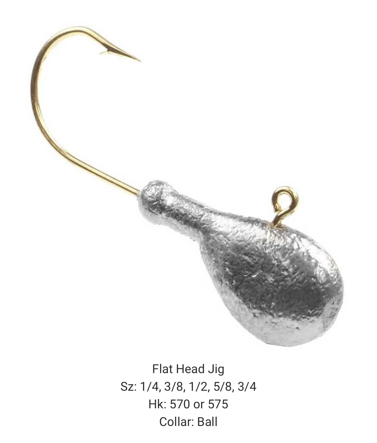 BT Outdoors Do It Mold flat head jig 3/8 oz versatile for mid-depth jigging
