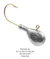 BT Outdoors Do It Mold flat head jig 3/8 oz versatile for mid-depth jigging