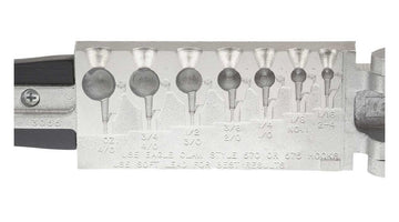 BT Outdoors Do It Mold football jig head 1/8 oz shows broad face for bottom contact