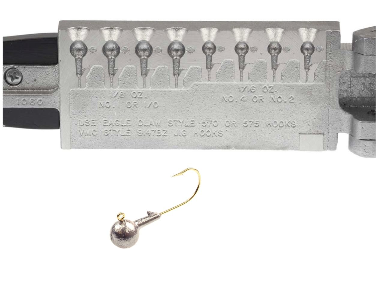 BT Outdoors Do It Mold round head jig 1/16 oz for precise jigging and soft plastic fit