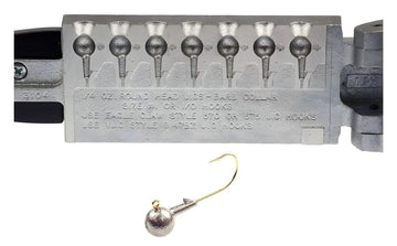 BT Outdoors Do It Mold Round Head Jig 1/4 oz offers balanced casting for precise control.