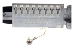 BT Outdoors Do It Mold round head jig 1/8 oz in action with steady drops