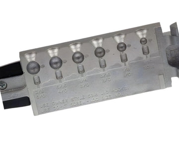 BT Outdoors Do It Mold Round Head Jig Screw-Loc 3/16oz promotes steady sinking and control