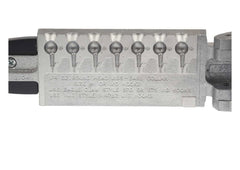 BT Outdoors Round Head Jig with tapered barb collar ensures secure bait retention.