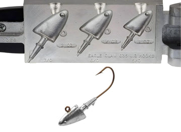 BT Outdoors Do It Mold Shad Head Jig 1oz close-up shows versatile weight options for shallow to mid-depth retrieves.