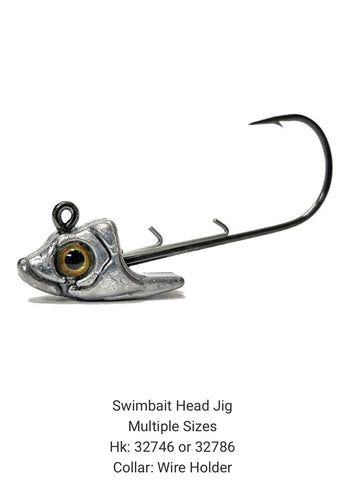 BT Outdoors Do It Mold Swimbait Head Jig 3-4 oz – ideal for larger paddletail swimbaits
