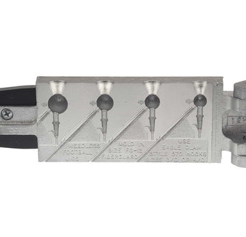 BT Outdoors Do It Mold Weedless Football Jig top-down view highlights upright hook position for strikes.