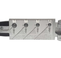 BT Outdoors Do It Mold Weedless Football Jig top-down view highlights upright hook position for strikes.