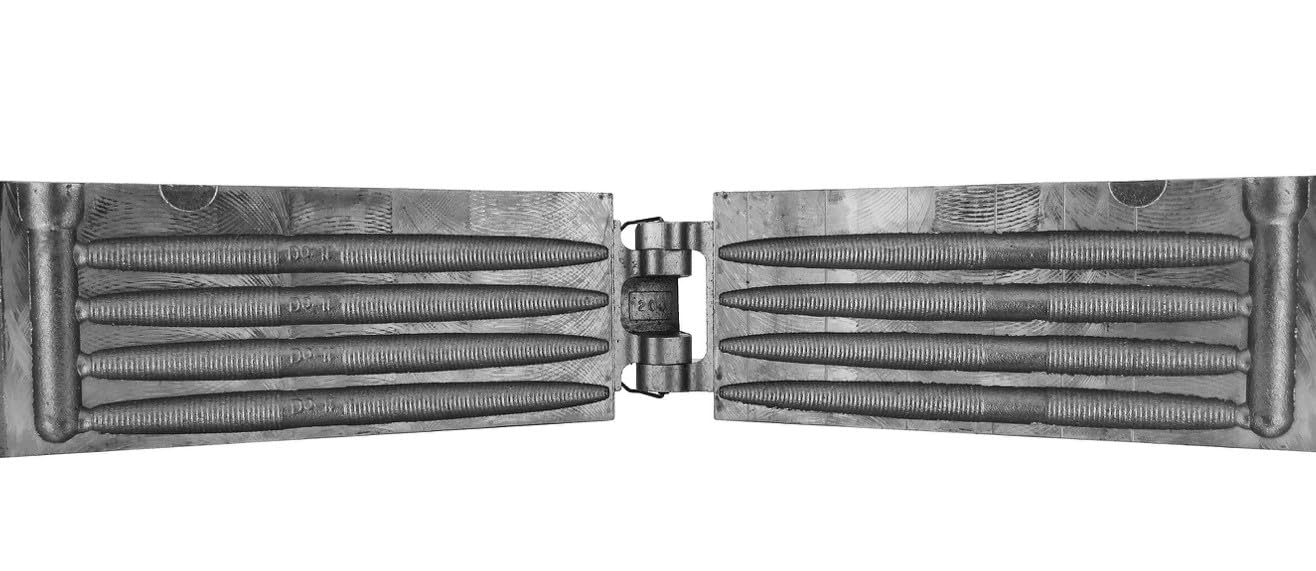 BT Outdoors Do-It Molds Senko 4in mold with 4 cavities for compact soft plastics.