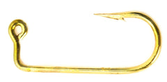 BT Outdoors Eagle Claw 575 gold wire jig hook for versatile freshwater and saltwater use