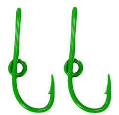 BT Outdoors Eagle Claw lime green hat hook pin on cap bill for secure wear