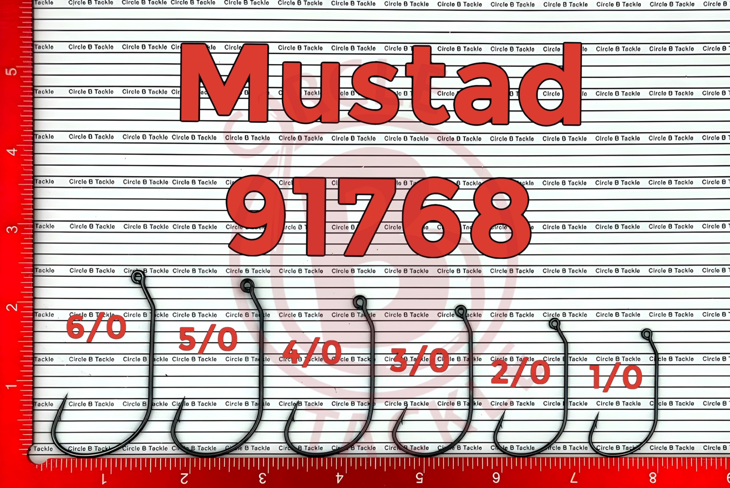 BT Outdoors Mustad 91768 NP hook packaging, 100-pack, Do It Mold ready.