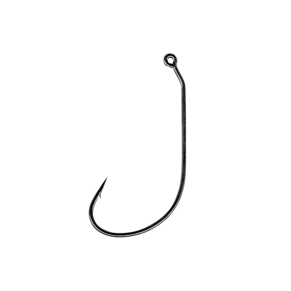 BT Outdoors Mustad 91768 NP hook closeup highlighting sharp Ultra Point for reliable catches
