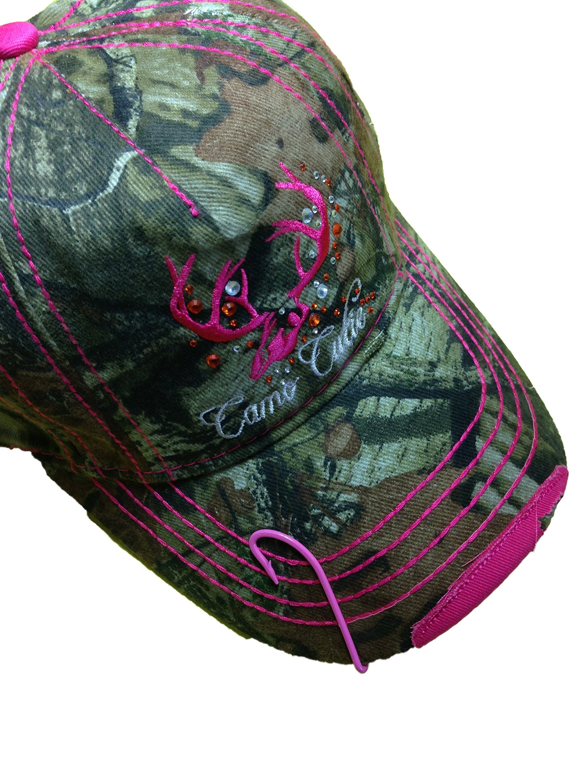 BT Outdoors pink fish hook hat pin image adds a decorative tie clip option