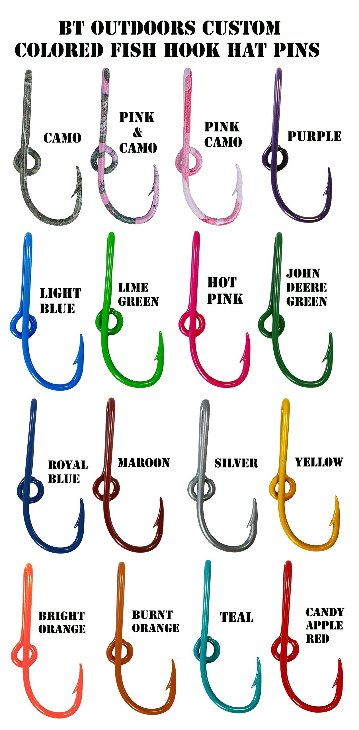 BT Outdoors Purple Hat Hook ties securely as a stylish tie clasp.