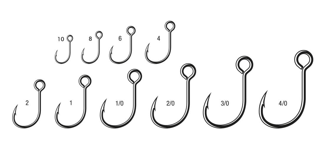 BT Outdoors Rapala VMC 7237 inline single hook close-up highlights micro-thin black nickel finish.