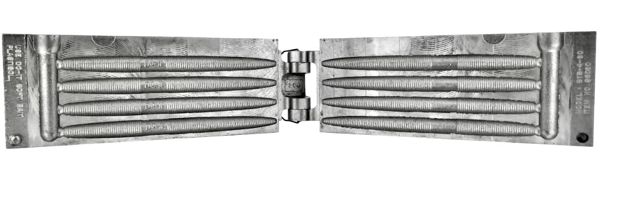 BT Outdoors Senko mold close-up highlights segmented body and split tail design