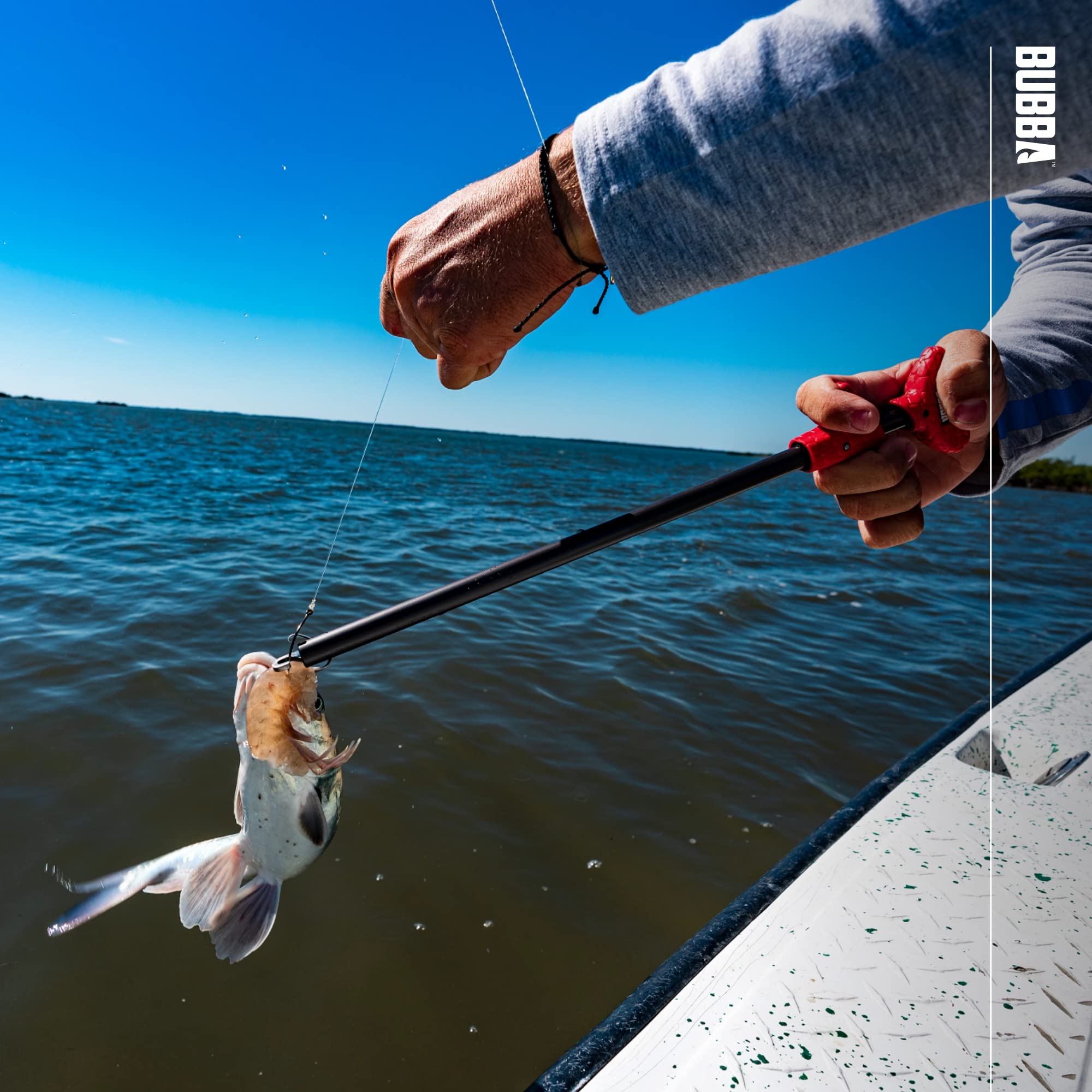 Close-up of BUBBA 12-inch Hook Extractor T-handle